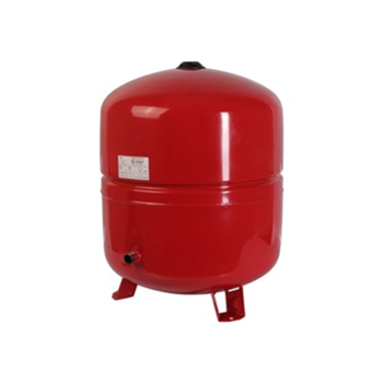Расширительный бак на отопление Stout 80 л боковое подключение (цвет красный)